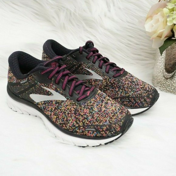 brooks adrenaline pink blue yellow